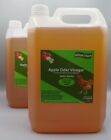 2 x 5Ltr Apple Cider Vinegar With Mother and Garlic for Poultry Chicken  (10Ltr)