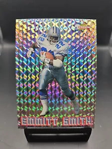 1993 Pacific Triple Folders Emmitt Smith Silver Prism #18 Dallas Cowboys - Picture 1 of 2