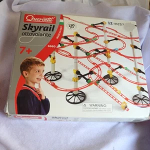 Quercetti Skyrail Ottovolante #6660 - 230 pieces Parallel Race Marble run Italy - Picture 1 of 5