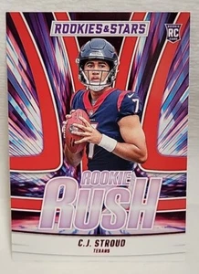 2023 Panini # RR-4 C.J. Stroud Rookie Rookies & Stars Red Parallel Texans - Bild 1 von 2
