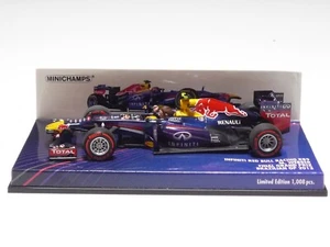 MINICHAMPS 1:43 RED BULL RACING RB9 M. WEBBER FINAL GP BRAZILIAN GP 2013 - Picture 1 of 4