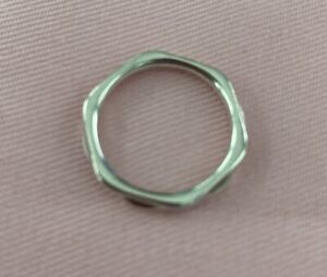 Pandora Small Liquid Silver Ripple Band - Sterling Silver 925 Ring size 7 1/4-