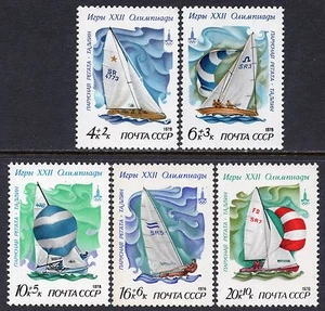 4781 - RUSSIA 1978 - Olympic Games Moscow - Sailing Regatta - MNH Set - Picture 1 of 2