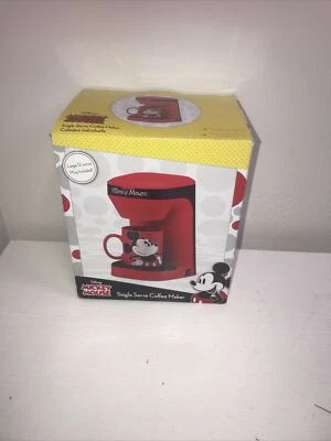 NUEVA CAFETERA DISNEY MICKEY MOUSE DE UNA SOLA TAZA CON TAZA DE 12 OZ Foto 1 de 4