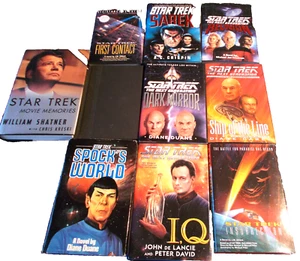 Lot of 10 Hardcover Star Trek Books - Picture 1 of 12