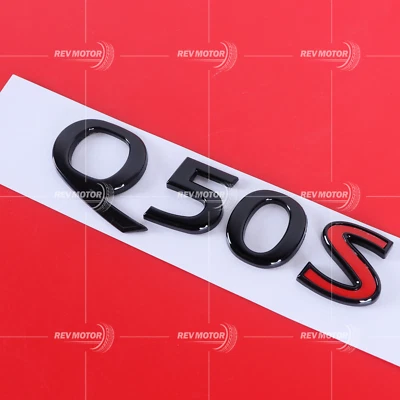 For Infini-ti Q50S Rear Trunk Letter Badge Emblem Nameplate Sport Gloss Black Foto 1 de 4