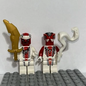 Lego Ninjago Snappa and Fang Suei Minifigure + 2 Accessories - Picture 1 of 6