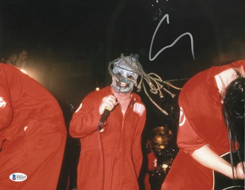 COREY TAYLOR SIGNED AUTOGRAPH 'SLIPKNOT' 'STONE SOUR' 11X14 PHOTO BECKETT 247 Cover