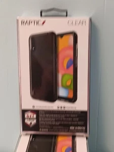 New Raptic Galaxy A01 Clear Phone Case . 1 Of 4. Sèe Pics - Picture 1 of 3