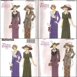 Vintage Retro 1912 Butterick Pattern Titanic Edwardian Abby Downton UPIC - Picture 1 of 9