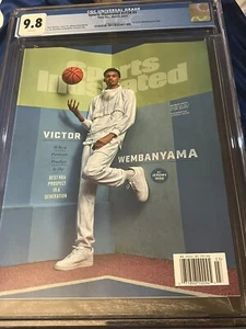 March 2023 Sports Illustrated 1st Victor Wembanyama Cover CGC 9.8 Newsstand RC - Picture 1 of 2