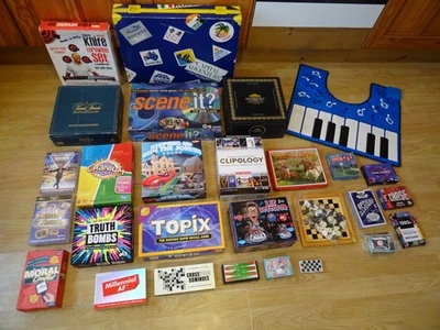 Bundle 28 x Games for Ages TEENS+  -  inc. Topix, Scene It, Clipology, Cranium - Image 1 of 4