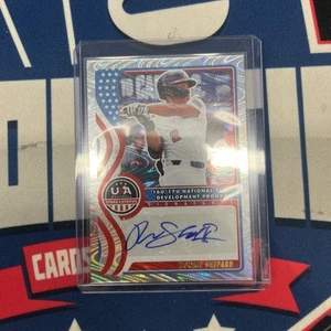 2025 Panini Stars & Stripes Baseball USA NT SWIRL Auto ROOKIE SHEPARD 03/75 - Picture 1 of 2