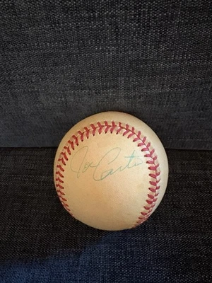 Joe Carter Autografiado Liga Americana Béisbol Muy Bonito Sin Certificado de Autenticidad Foto 1 de 4
