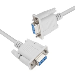 1PC 5ft F / F Serial RS232 Null Modem Cable Female to Female DB9 FTA Cross9884 - Picture 1 of 7