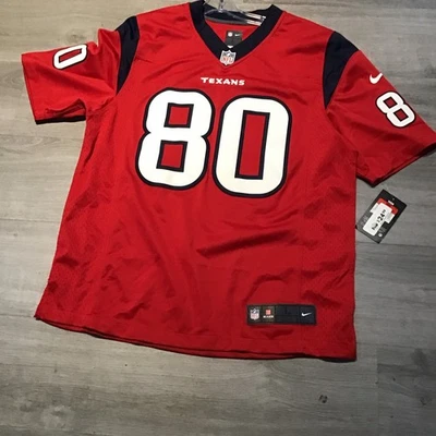Camiseta Nike Houston Texans vermelha Andre Johnson grande - Imagem 1 de 3