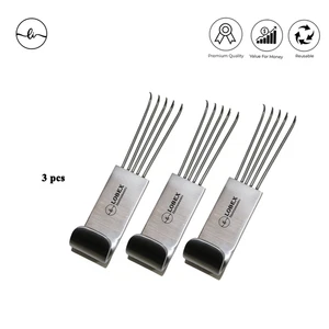 Anderson Bear Claw Retractors 3 pcs has 5 Prongs Sharp Length 7 cm Premium S.S - Picture 1 of 4