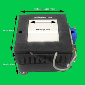 1 Set SR-01 5V DIY Thermoelectric Cooler Peltier Elemente Module 40*40MM _cu - Photo 1/8