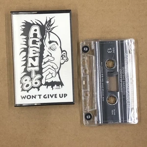 AGENT 86 Cassette Tape 90s Punk WONT GIVE UP MIKE BRIGGS RASTACORE RECORDS - Picture 1 of 6