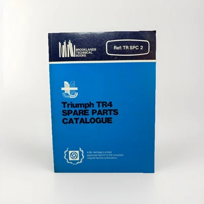 Lista de piezas Triumph TR-4 1961-1965 catálogo ilustrado manual de montaje números CA Foto 1 de 4
