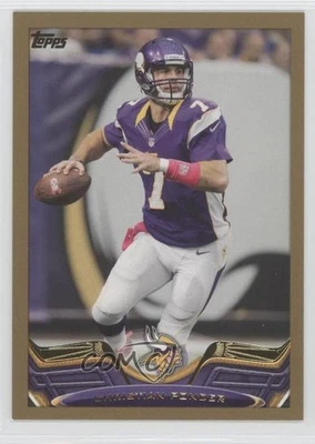 2013 Topps Gold Border /2013 Christian Ponder #328 - Image 1 of 2