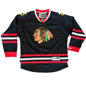 Reebok NHL Chicago Blackhawks Jersey Third Alternate Black XXL Hockey Vintage - Picture 1 of 8