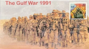 Tropas de la Guerra del Golfo Ginsburg 3191 CTC 1990 marchando  - Imagen 1 de 2