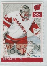 2010-11 Wisconsin Badgers Brett Bennett (goalie)