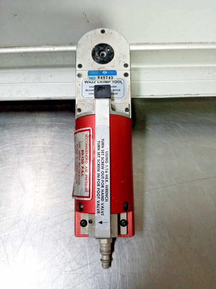 Herramienta de prensado neumática Daniels Mfg Corp (DMC) WA22 (80-120 PSI) Foto 1 de 4