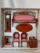 Dollhouse Wood Furniture x 7, New