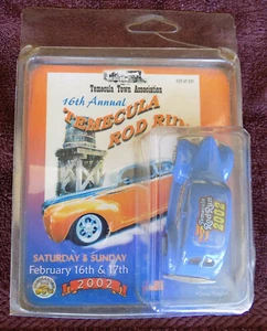 2002 Sealed Blister 16th Annual Temecula Rod Run Collectible Diecast Car - Bild 1 von 5