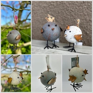 Piccolo albero di metallo da appendere metallo grazioso uccellini giardino uccellino decorazione tavolo ornamentale - Foto 1 di 7