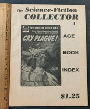 1976 ISSUE #1 *THE SCIENCE-FICTION COLLECTOR* ACE BOOK INDEX FREE S&H (AA) 9321