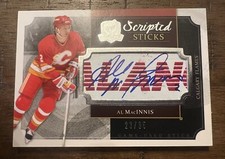 2013-14 Upper Deck The Cup SCRIPTED STICKS AL MacINNIS Hockey Stick Auto Relic🔥