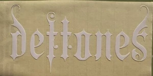 White Paris Style deftones vinyl decal sticker 5”x2.5” - Picture 1 of 1