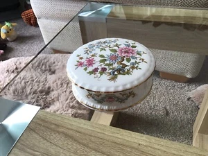 Paragon Vintage Porcelain Powder Pot - Picture 1 of 5