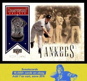 2002 Upper Deck Roger Clemens Championship Caliber #CC5 New York Yankees