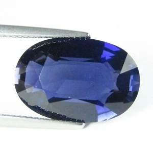 9.70Cts Genuine Natural Iolite Oval Shape 18.5x12.3mm Loose Gemstone - Picture 1 of 5
