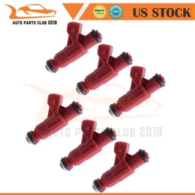 Inyectores de combustible para Mercury Mountaineer 4,0 L 2002 2003 2004 0280156028 6 piezas Foto 1 de 4