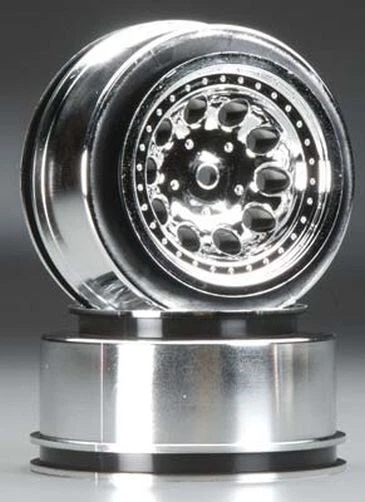 Traxxas Slash 2WD 2.2/3.0 Chrome Revolver Front Wheels by RPM RPM82323 - Image 1 of 1