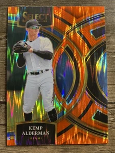 2024 Panini Select - Premier Level Kemp Alderman #75 Orange Flash Prizm (RC) - Bild 1 von 2