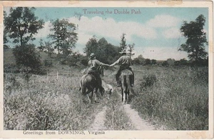 Downings VA Traveling the Double Path 1917 Richmond County p/m Sharps VA - Picture 1 of 2