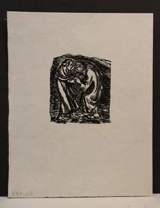 Ernst Barlach (1870-1938) - Braver Mann - Expresionismo - xilografía 4/4 - Imagen 1 de 5