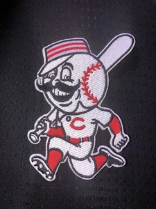 Cincinnati Reds Mr. Redlegs Bügelbild Logo Aufnäher 4,25”x3,25” - Bild 1 von 2