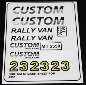 Pegatina personalizada para 5550 Replacement Sticker Sheet  - Imagen 1 de 1