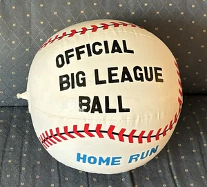 Vintage 1980’s Inflatable Official Big League Baseball Home Run 11 Inches Wide - Picture 1 of 4