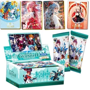 Genshin Impact Display Box 30 Boosters Pack 150 Pcs TCG Game Collection Sealed - Imagen 1 de 11
