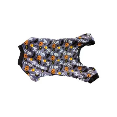Ropa para mascotas Disfraz de Halloween Calabaza Fantasma Pijama PERRO CACHORRO Pullover Terciopelo  Foto 1 de 4