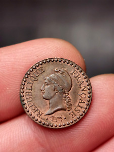 1 centime Dupré 1848 A ( SUP) ! 1,98 g