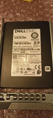 Dell EMC 480GB SSD SATA 2.5" Hard Drive W/ TRAY DP/N 002M3C - Image 1 of 3